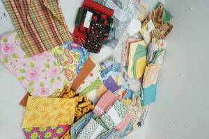 lot 90 image: Variety of sewing material (length and with unknown)