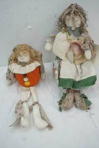 lot 106 image: 2 Doll Pin Cushions