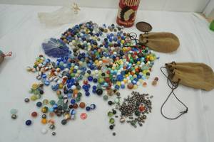 lot 116 image: vintage marbles