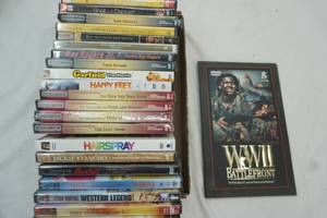 lot 119 image: Variety of DVDs Garfield, WWll 5 Pack DVDs,Ray Rogers Jr., Sliding Doors, Ozzie & Harriet and more