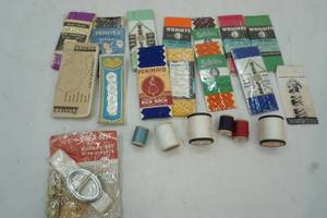 lot 143 image: Sewing Supplies Thread, Trim, Buttons