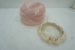 lot 151 image: 2 Vintage Womens Hats
