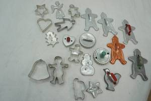 lot 161 image: Variety of Cookie Cutters