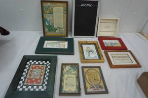 lot 162 image: Variety of Small Picture, Happy Birthday, Needle Art of the Old World, Wood Block Believe and more