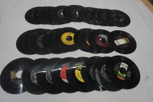 lot 182 image: Lot of Records Size 45s, Little Bitty Tear, George Hamilton, George Jones, Elvis and more