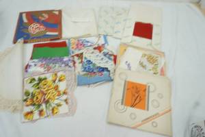 lot 247 image: Norby Department Store hankies and more