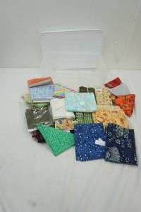 lot 253 image: Quilting material