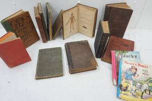 lot 278 image: Vintage Books from the 1800s, Peggy Pokey, Blacky, The Journey to Health Land and more