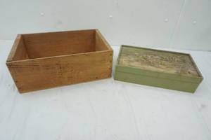 lot 349 image: wooden boxes