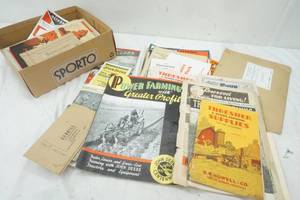 lot 408 image: Farming Brochures, advertisements