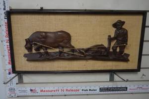 lot 472 image: oxen and farmer
