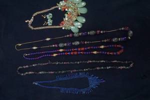 lot 503 image: Beaded necklaces