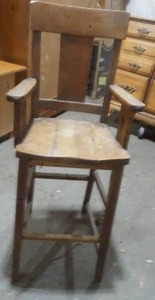 lot 533 image: antique High chair