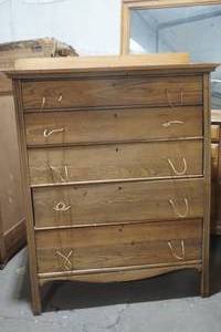 lot 534 image: Primative chest of drawers