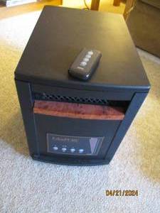 lot 42 image: Eden Pure Electric Quartz Infrared Portable Heater with remote