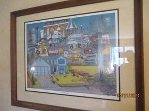 lot 43 image: A fair Summer framed and matted print signed by the artist Otto Henry Pfeiffer