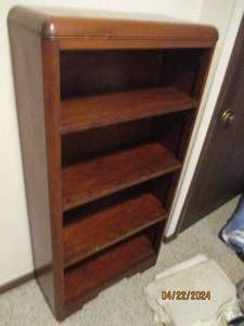 lot 80 image: Solid Wood Vintage bookcase...