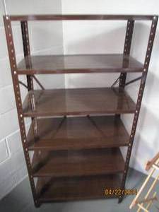lot 98 image: Metal 6-tier storage shelf...