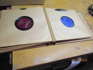 lot 144 image: Vintage record album full of assorted vinyl record albums