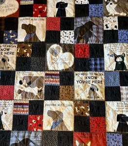 lot 94A image: Delightful Dog Motif Quilt