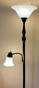 lot 31 image: Double Floor Lamp