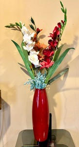 lot 37 image: Two Faux Floral Arrangements