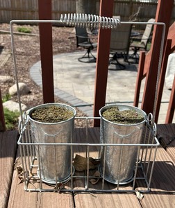 lot 218 image: Marvelous Metal Planters