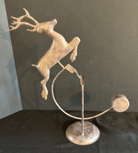 lot 229 image: Delightful Balancing Deer Decor
