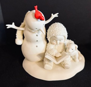 lot 255 image: Four Darling Department 56 Snowbabies Figurines