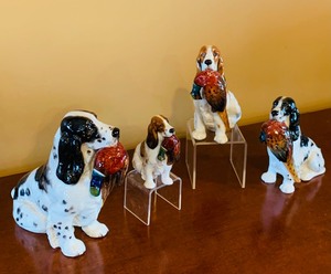 lot 54 image: Royal Doulton Springer Spaniels with Pheasants - Large and Small