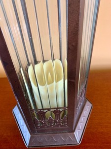 lot 69 image: Pretty Lantern with Battery Operated Candle