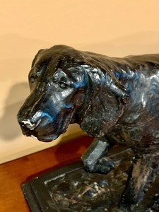 lot 77 image: Solid Cast Iron Dog Figurine Door Stop