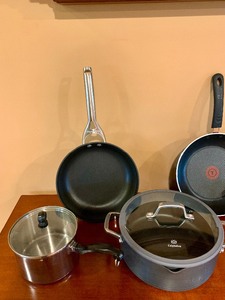 lot 78 image: Great Assortment of Skillets and Pans, Including Calphalon