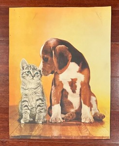 lot 274 image: Four Unframed Vintage Animal Prints