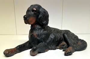 lot 144 image: Three Decorative Dog Figurines
