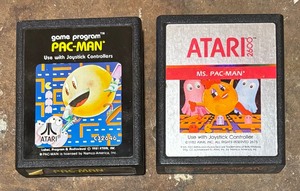 lot 23 image: Vintage Atari Video Games including Vintage Atari Pac-Man Video Game