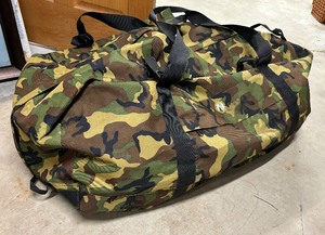 lot 367 image: Huge North Peak Camouflage Duffle Bag