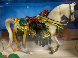 lot 403 image: Breyer Silent Knight 2003 Holiday Horse, New in Package
