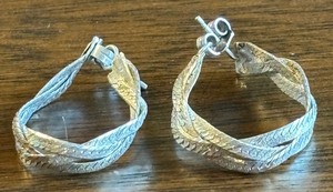 lot 427 image: Stunning Sterling Silver Earrings