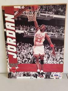 lot 445 image: Vintage Un-Framed Michael Jordan Poster