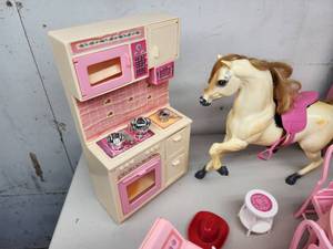 lot 455 image: Large Assortment of Barbie Doll Furniture
