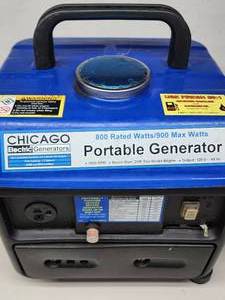 lot 433 image: Chicago Portable Generator 800 Rated Watts