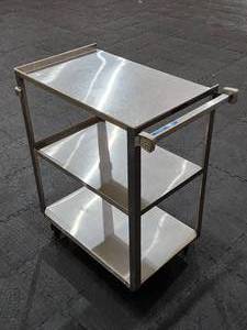 lot 484 image: Stainless Steel Rolling Cart