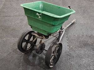 lot 488 image: Pull Behind Lawn Tractor Grass Seed  Fertilizer Spreader