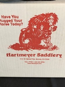lot 386 image: Beautiful Steel Gray Riding Hat by Hartmeyer Saddlery