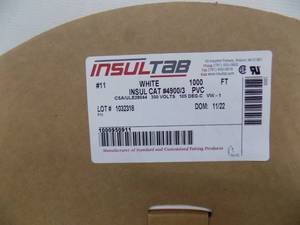 INSUL TAB WHITE INSUL #49003 PVC