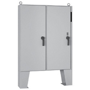 large hoffman 2-door disconnect enclosure steel gray
