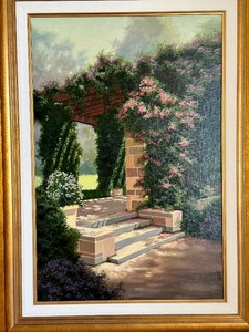 lot 10 image: Framed Original Oil on Canvas Painting by Birmingham