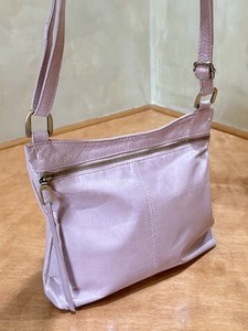 lot 46 image: Pale Pink Leather Hobo Handbag