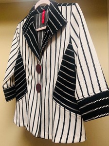 lot 190 image: Sweater Jacket with Unique Pattern and Fun Details by IC Connie K